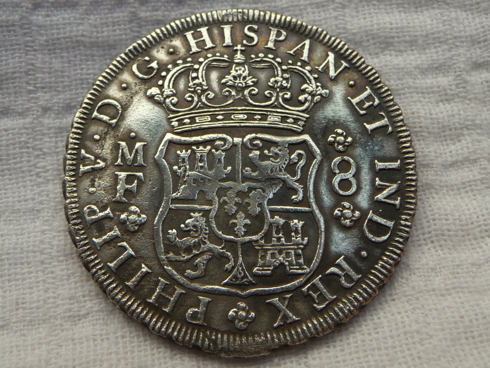 8-Reales---Mexico-1735---From-The-Rooswijk-Shipwreck