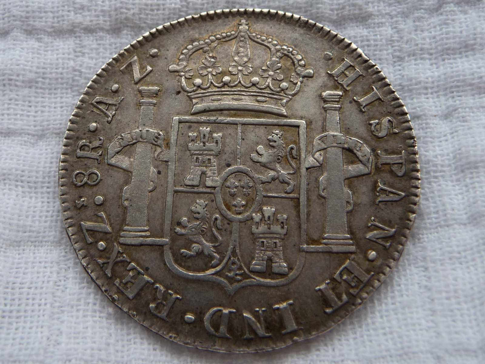 8-Reales---Ferdinand-VII---Zacatecas---1821